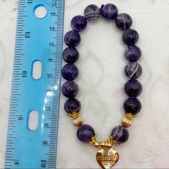 Nature Amethyst Quartz Bracelet - Picture 9 of 10